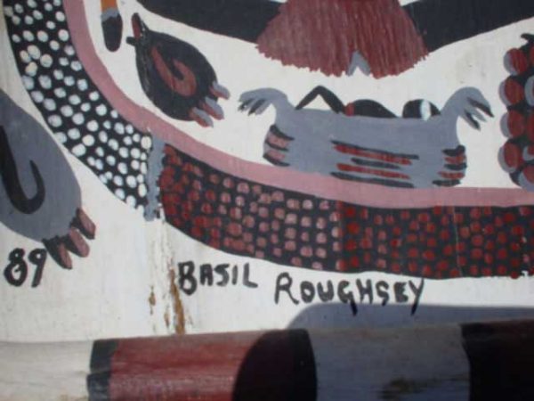 DH13 Bark Painting Basil Roughsey Mornington Island c1980's - Image 2