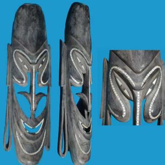 E13 Solomon Islands Inlaid Mask