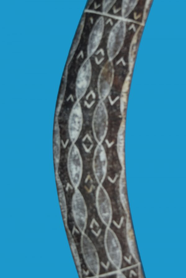 BR09 Decorated 19th c. Boomerang Southern Qld. - Image 2