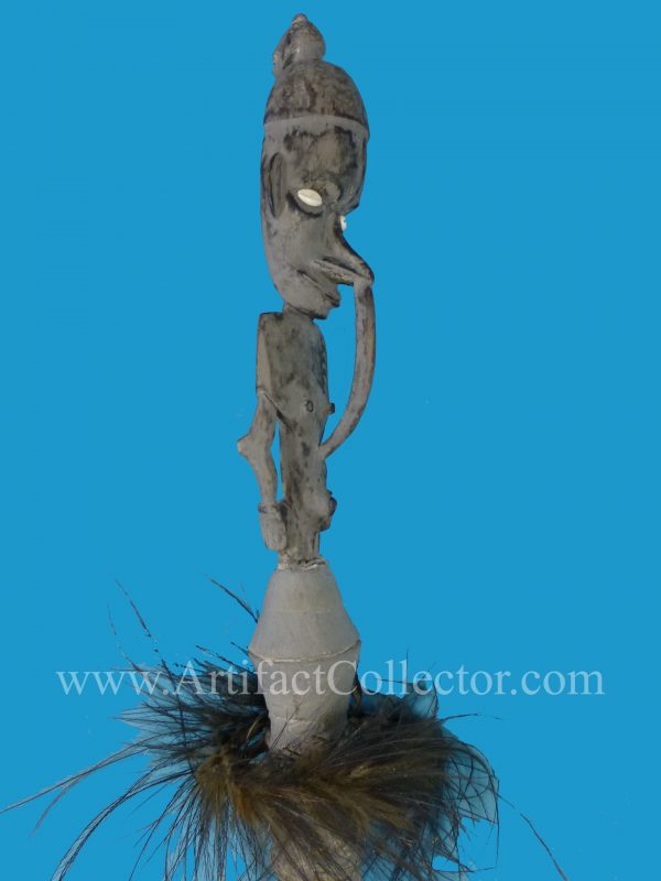 B19 Flutestopper Sepik River Sawos Village mid 20th Century - Image 5