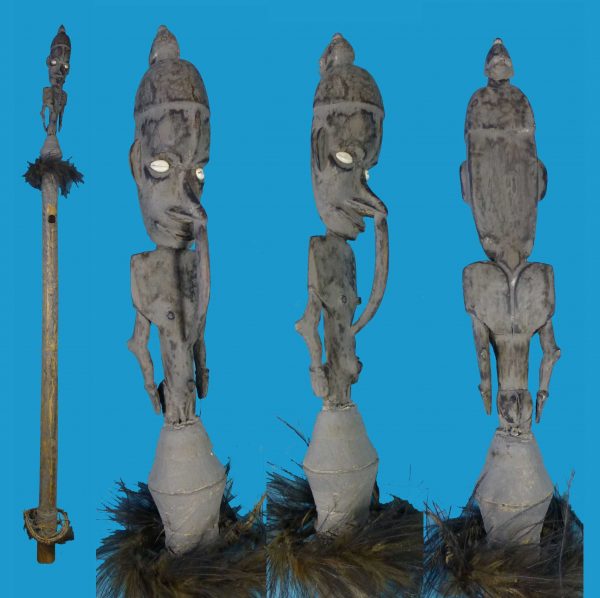 B19 Flutestopper Sepik River Sawos Village mid 20th Century