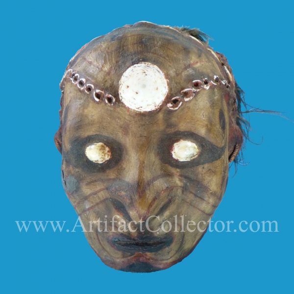 DT03 Iatmul Overmodeled Ancestor Skull Sepik - Image 2