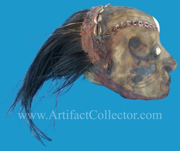 DT03 Iatmul Overmodeled Ancestor Skull Sepik - Image 3