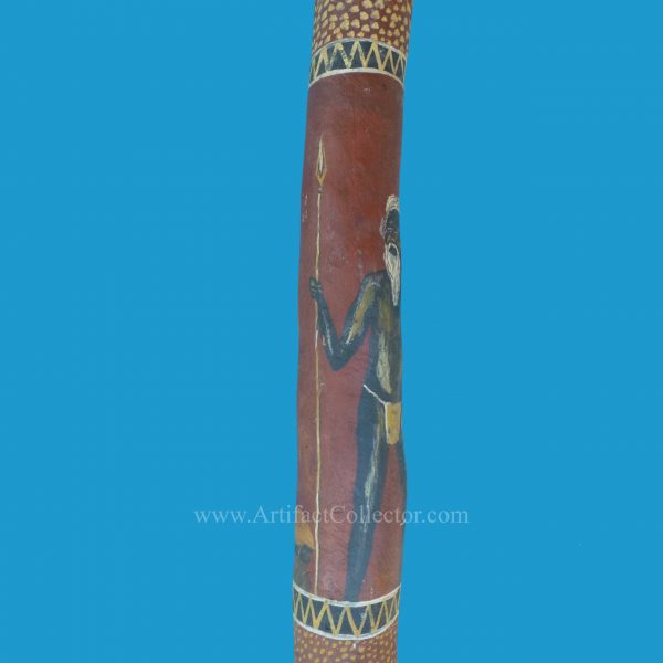 D03 Didgeridoo with Painted Hunter Figure - Image 2