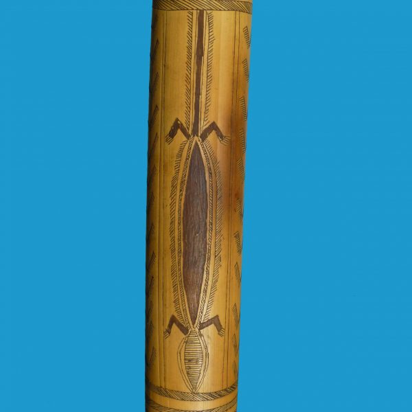 DB23b New Guinea Smoking Pipe Decorated - Image 4