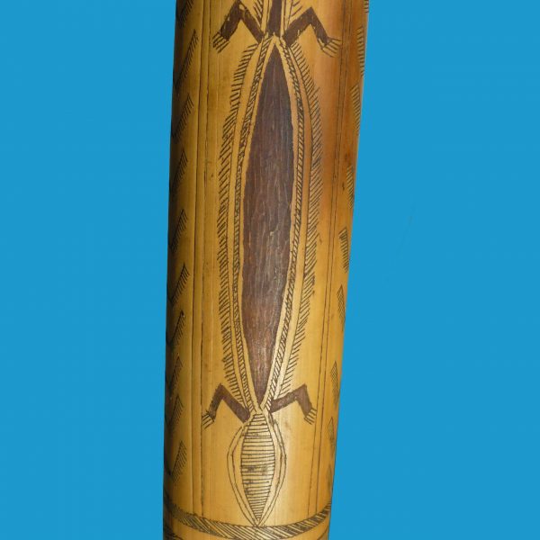 DB23b New Guinea Smoking Pipe Decorated - Image 5