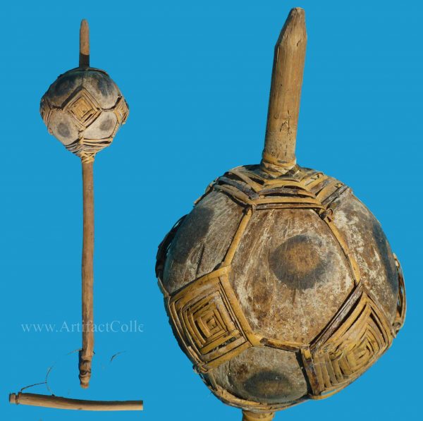 DD26 Rare Ceremonial Rattle Sepik New Guinea