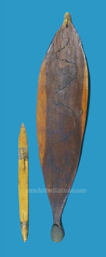AO22 Rare Childs Woomera. First half 20th c. probably Pre-Contact. - Image 4