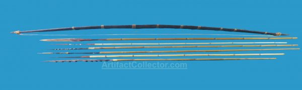 HA06 New Guinea PNG Sepik Bow and Arrows