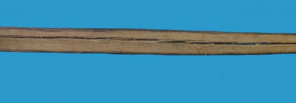 HA11 New Guinea PNG Sepik Bow Carved & with Rare Stingray Barb Arrow. - Image 3