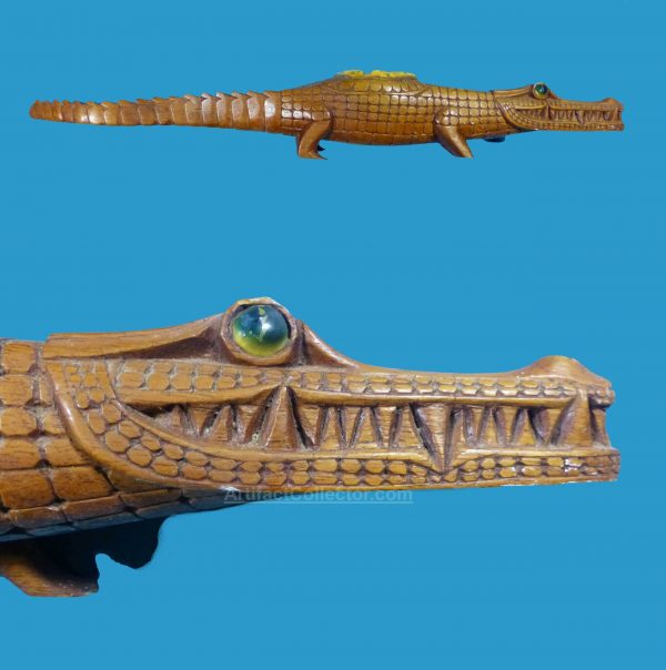 HC08 PNG Wooden Crocodile