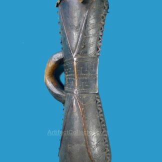 HA04 Sepik River Drum Snake Skin Drumhead.