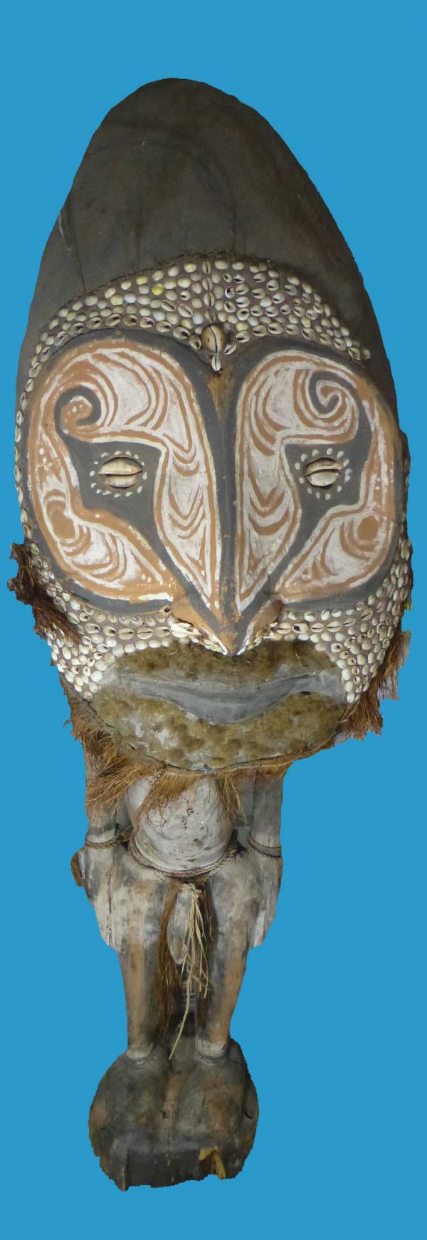 AJ02 Rare Ancestor Figure Sepik River with Removable Head - Image 4