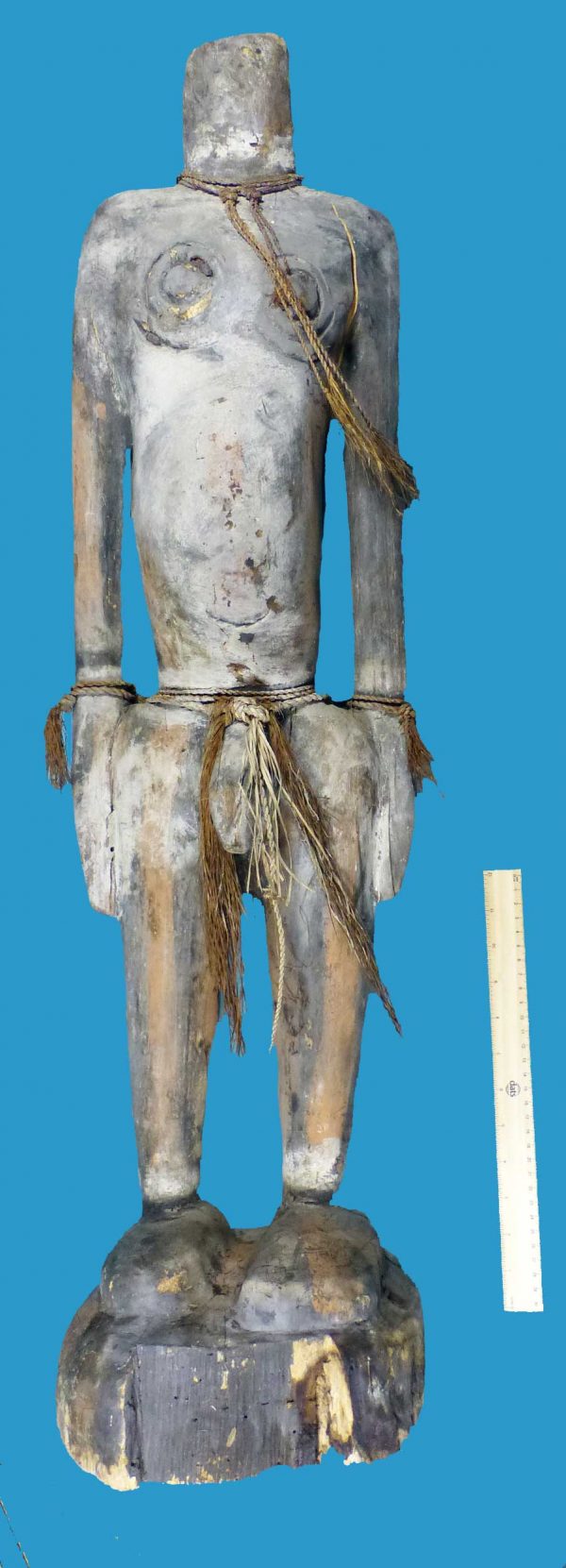 AJ02 Rare Ancestor Figure Sepik River with Removable Head - Image 10