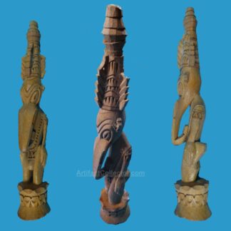 HA18 PNG Sepik Ancestral figure, Lower Ramu River or Murik Lakes,
