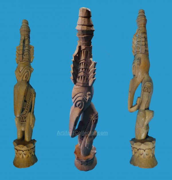 HA18 PNG Sepik Ancestral figure, Lower Ramu River or Murik Lakes,