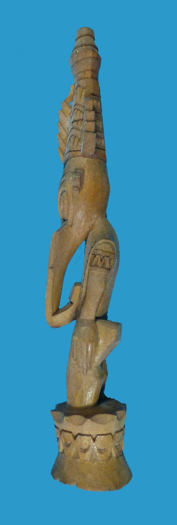 HA18 PNG Sepik Ancestral figure, Lower Ramu River or Murik Lakes, - Image 3