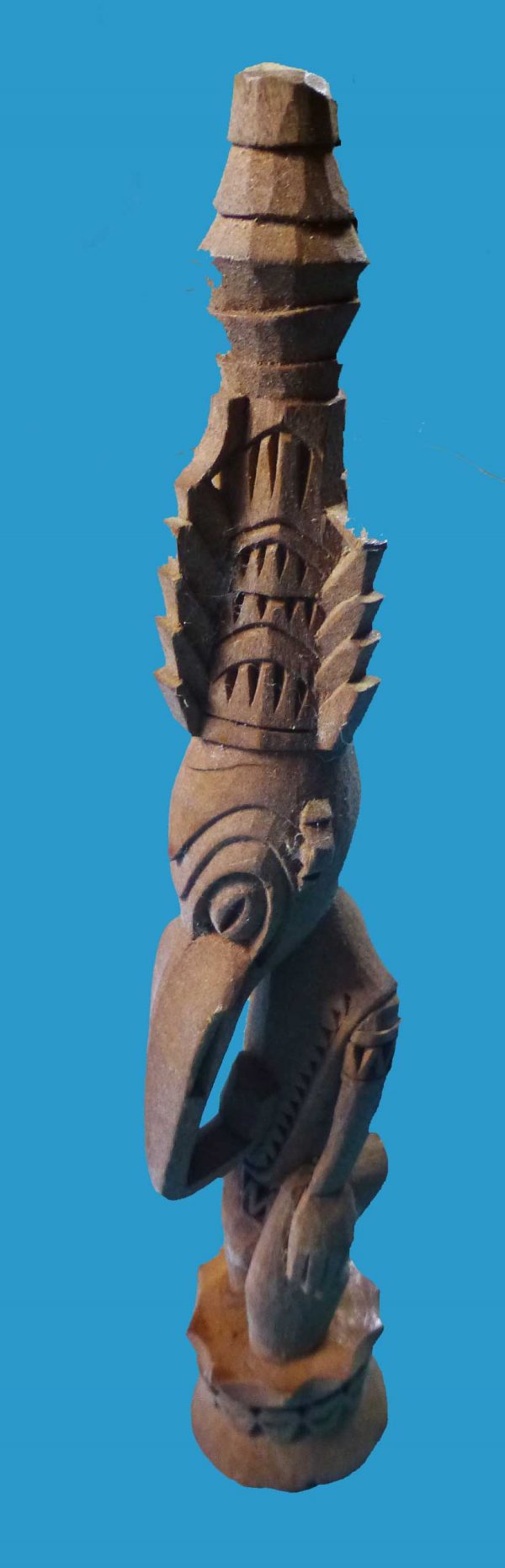 HA18 PNG Sepik Ancestral figure, Lower Ramu River or Murik Lakes, - Image 4