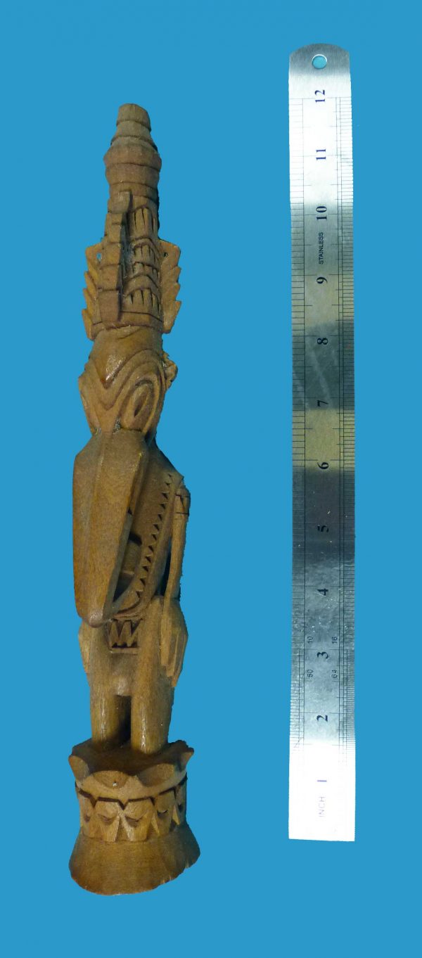 HA18 PNG Sepik Ancestral figure, Lower Ramu River or Murik Lakes, - Image 7