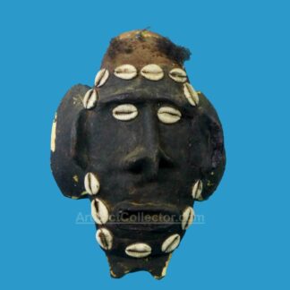 HA17 Scarce Turtle Shell Mask with Human Hair.