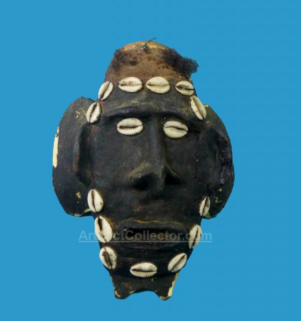 HA17 Scarce Turtle Shell Mask with Human Hair.