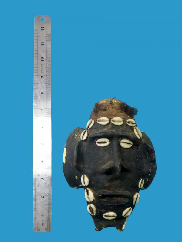 HA17 Scarce Turtle Shell Mask with Human Hair. - Image 6