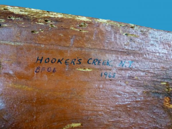 BF06 Aboriginal Shield Hookers Creek Northern Territory 1963 - Image 2