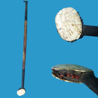 CB18 Rare Woomera Spear Thrower Cape York with Shell Early 1900's..
