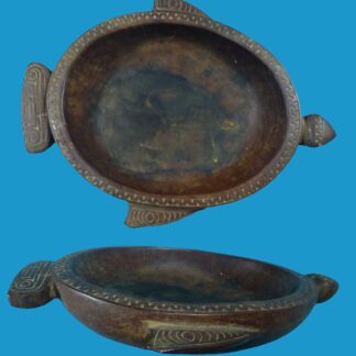 HD24 Trobriand Islands Tribal Turtle Bowl c1960