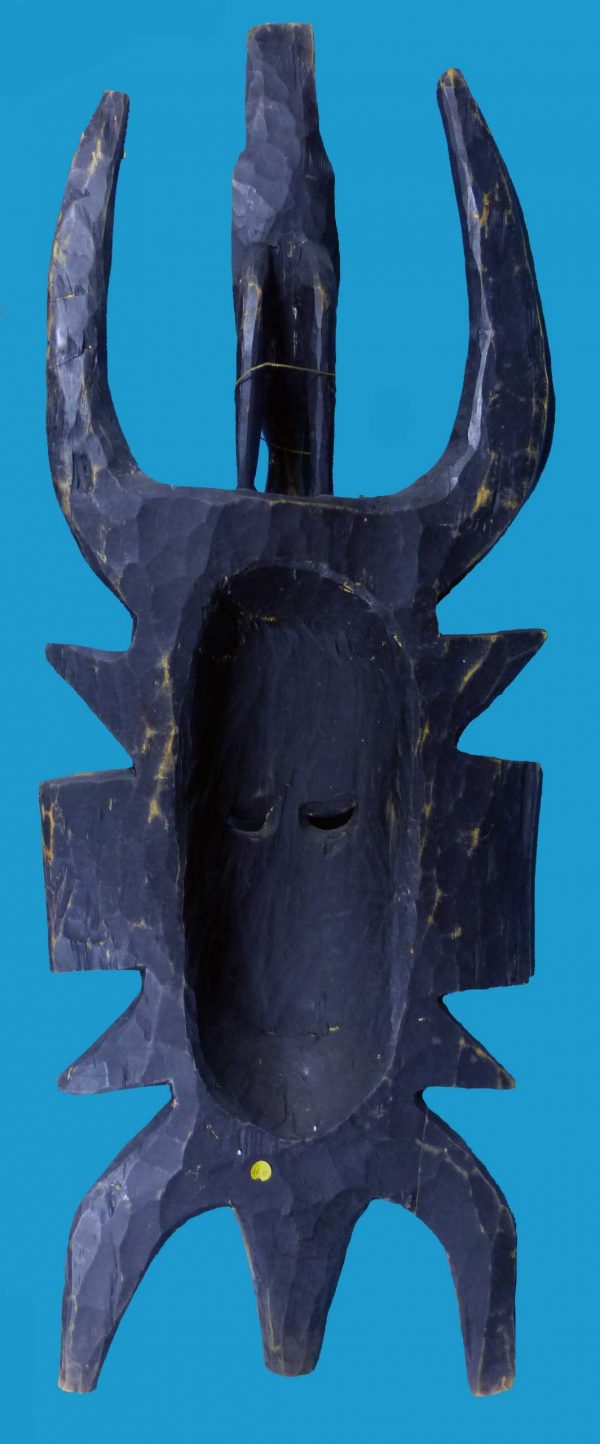 AA15 African Mask Senufo from Cote d'Ivoire Ivory Coast of Africa - Image 3