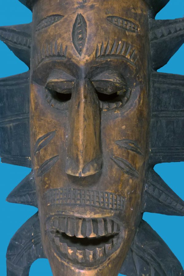 AA15 African Mask Senufo from Cote d'Ivoire Ivory Coast of Africa - Image 4