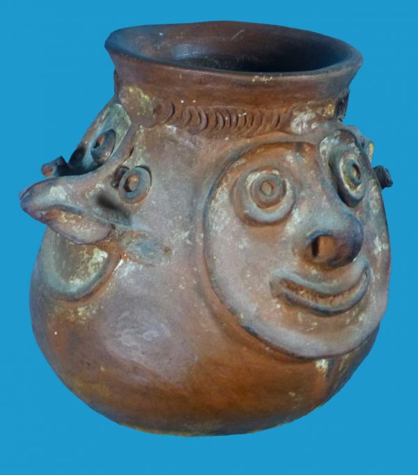 DB05 PNG Chambri Lakes / Aibom Pottery Jar Multiple Faces - Image 3