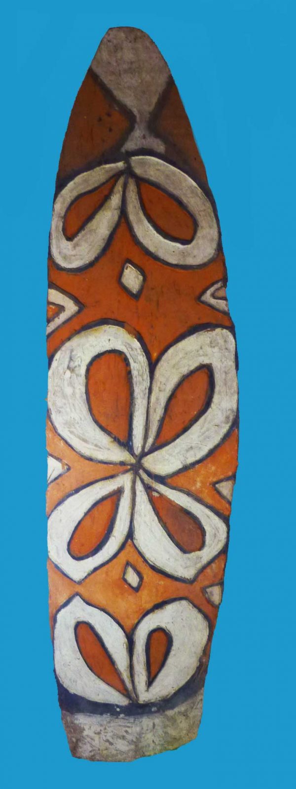 DQ03 Central Coast Asmat Shield Irian Jaya 1960's. - Image 2