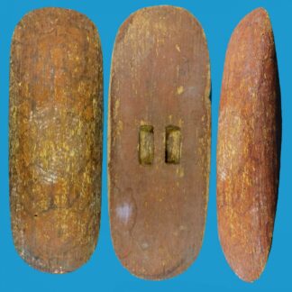HE17 Aboriginal Western Desert Ochre Patterned Shield