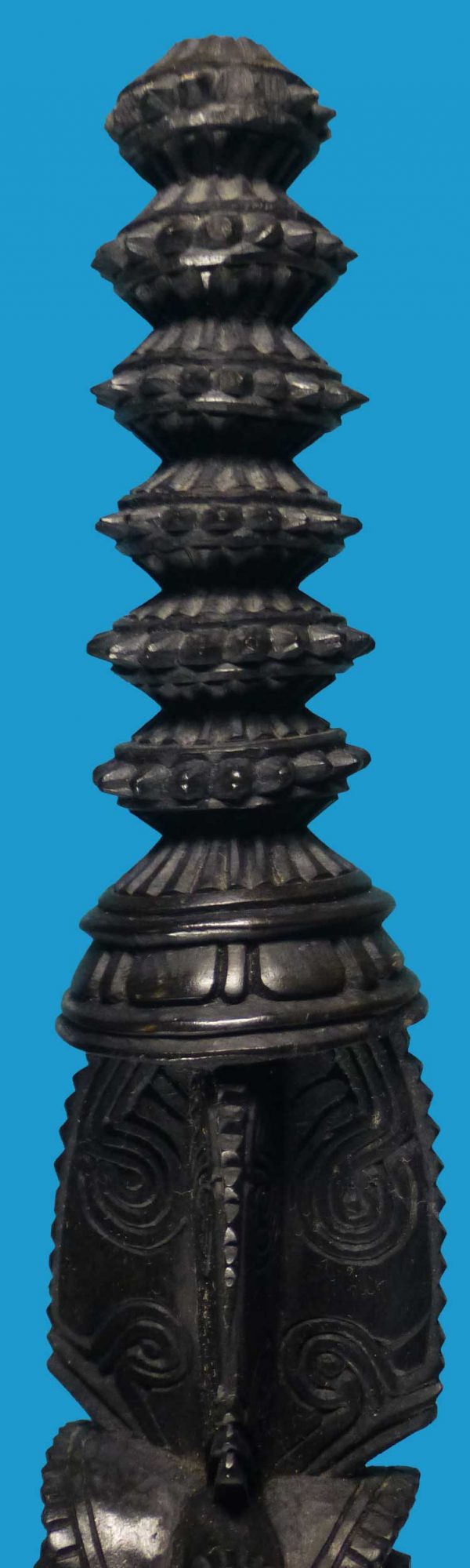 DC07 Superb Trobriand Islands Carved Ebony Figure c1962 - Image 8