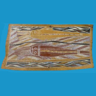 AT04 Aboriginal Bark Painting North-East Arnhem Land c1970's