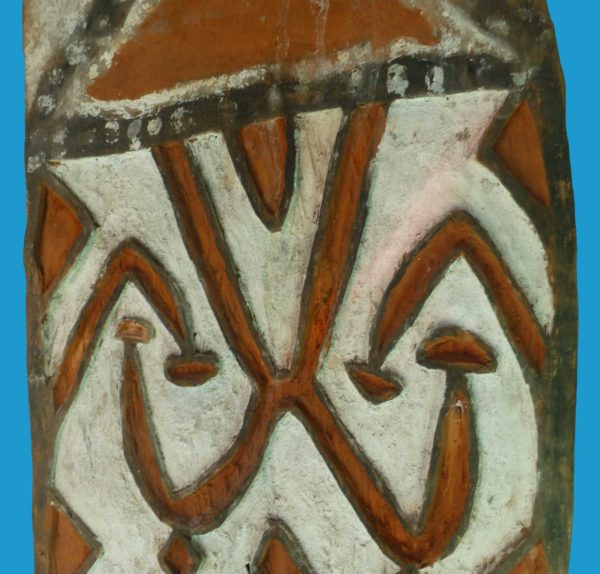 BQ10 Asmat Brazza River Shield Papua Irian Jaya - Image 5