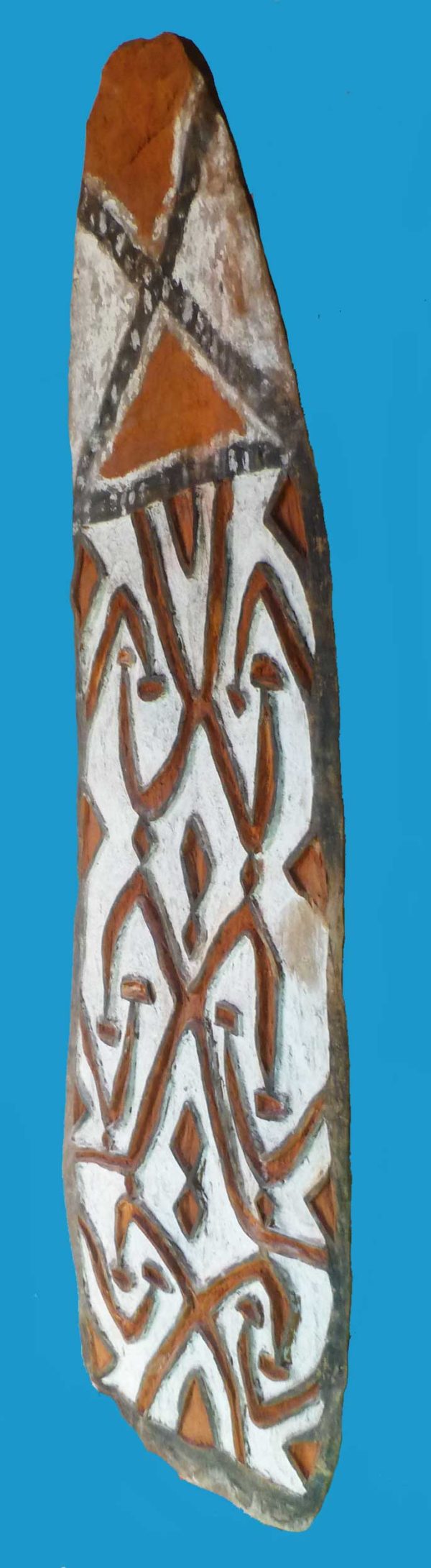 BQ10 Asmat Brazza River Shield Papua Irian Jaya - Image 9