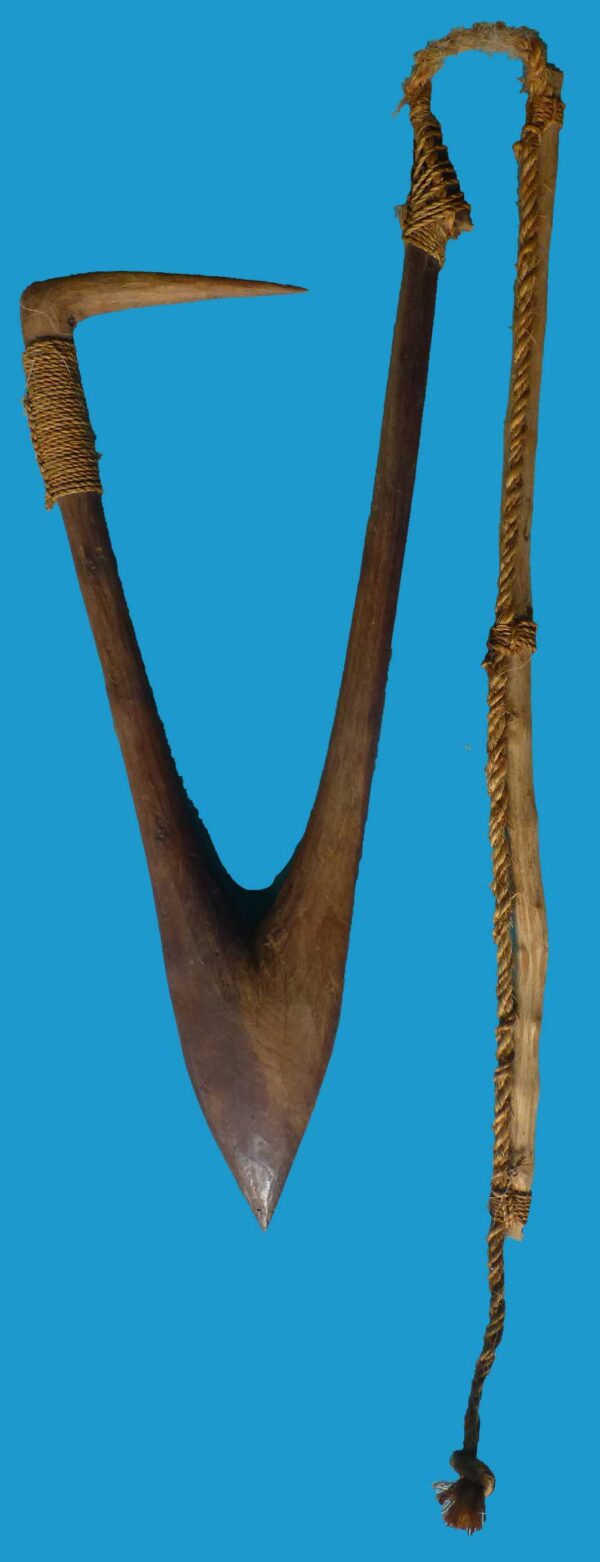 HG21 Wooden Shark Hook Mortlock Island - Image 2