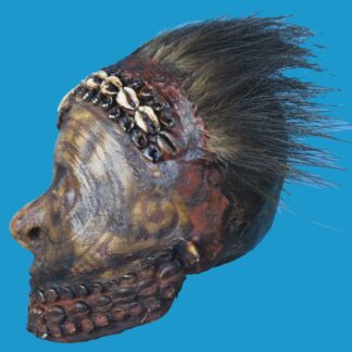 DS22 Iatmul Overmodelled Ancestor Skull Sepik Province.